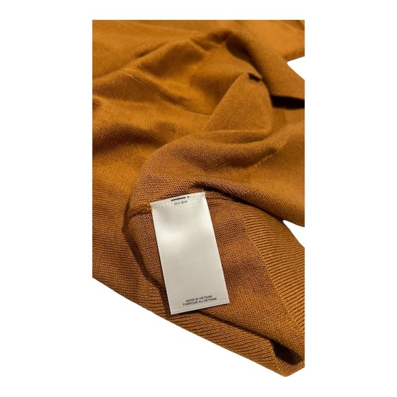 NWT Express Men's Turtleneck Sweater M Brown Merino Wool‎ Blend Pullover - Picture 11 of 13